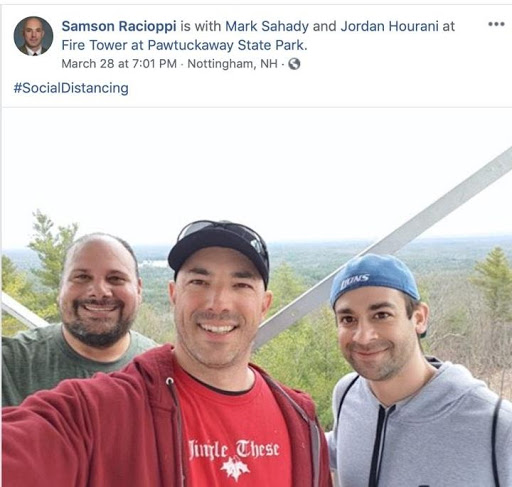 Racioppi with Mark Sahady and Jordan Hourani