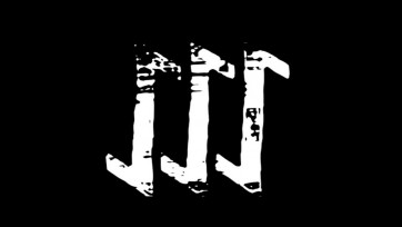 black background logo of The Base, three white checkmark shaped symbols in the middle